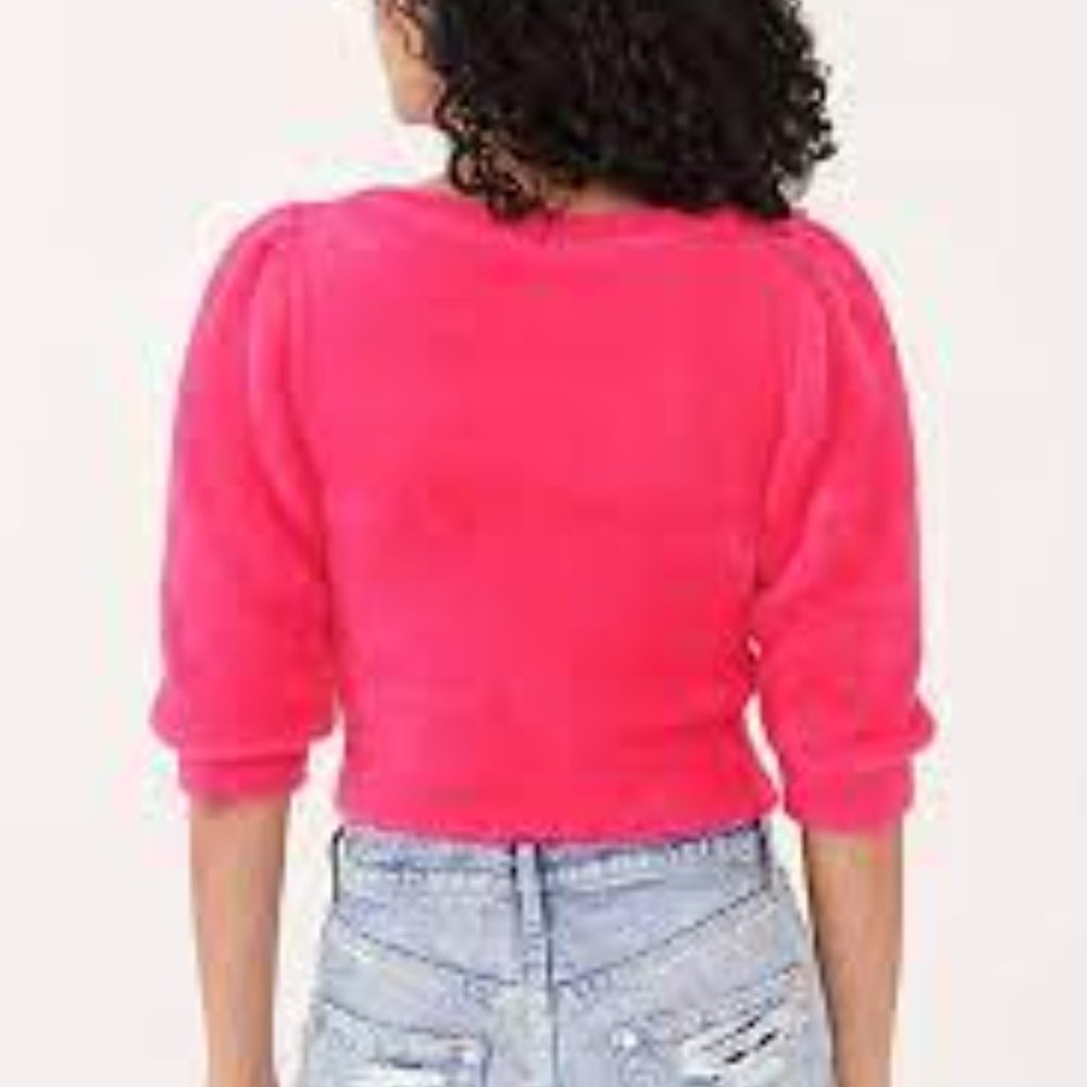 NWT free people Moonbeam cropped sweater. SZ small - Picture 2 of 7